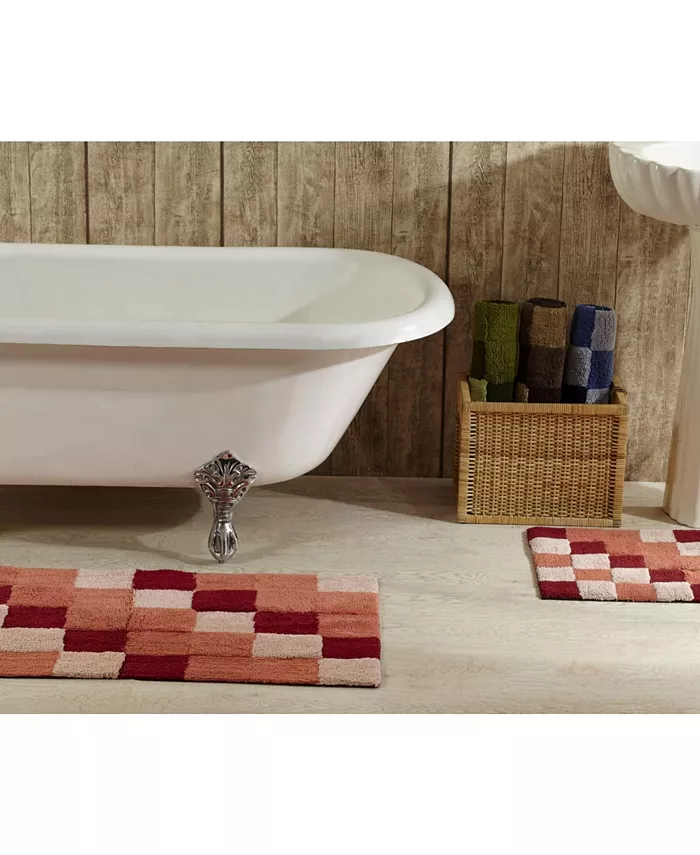 Better Trends Tiles 2 Piece Bath Mat Set