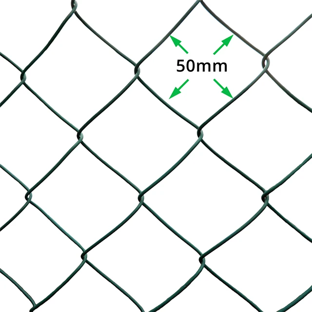 Factory Supply 10.8 Gauge  12 Gauge  14Gauge Galvanized and PVC Coating chain link fencing