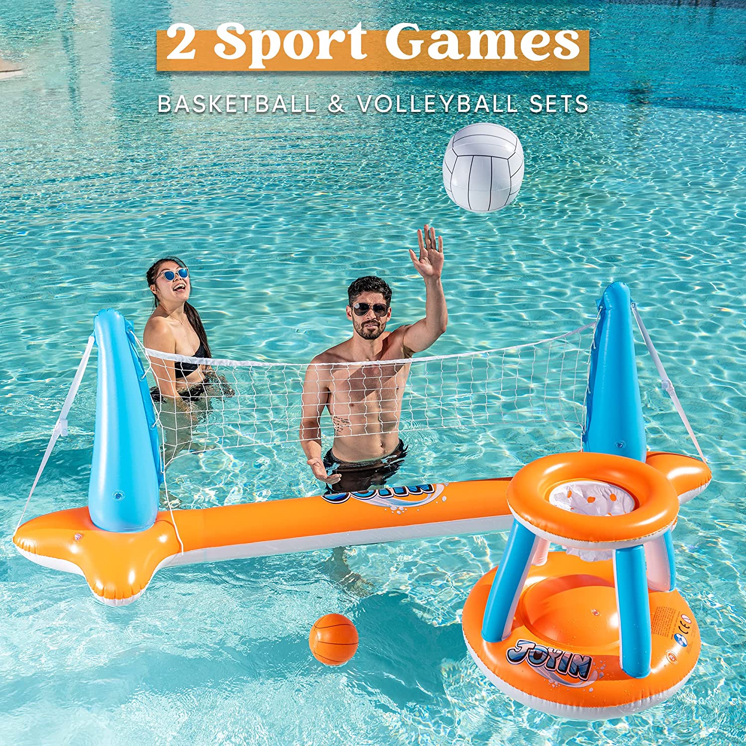 Clearance - Inflatable Basketball & Volleyball