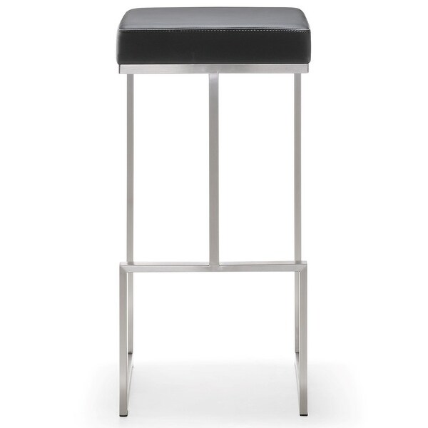 Ferrara Stainless Steel Barstool (Set of 2)