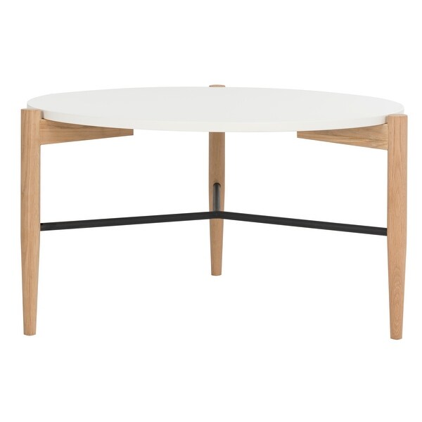 SAFAVIEH Mid-Century Thyme Round Coffee Table - 35.4