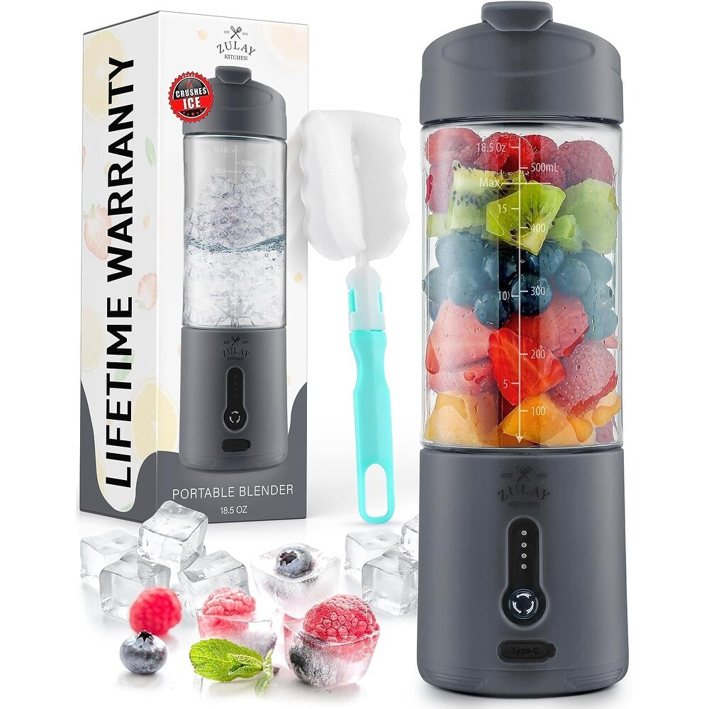 Zulay Kitchen 18oz Personal Blenders that Crush Ice