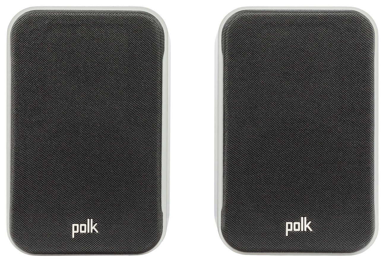 Polk Audio Signature Elite ES10 White Surround Speakers For Home Theater (Pair)