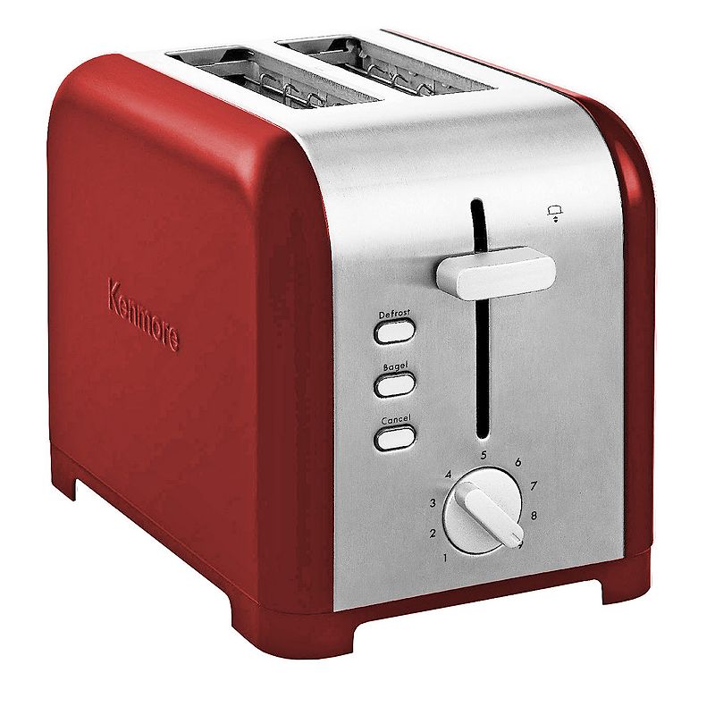 Kenmore 2-Slice Wide-Slot Stainless Steel Toaster