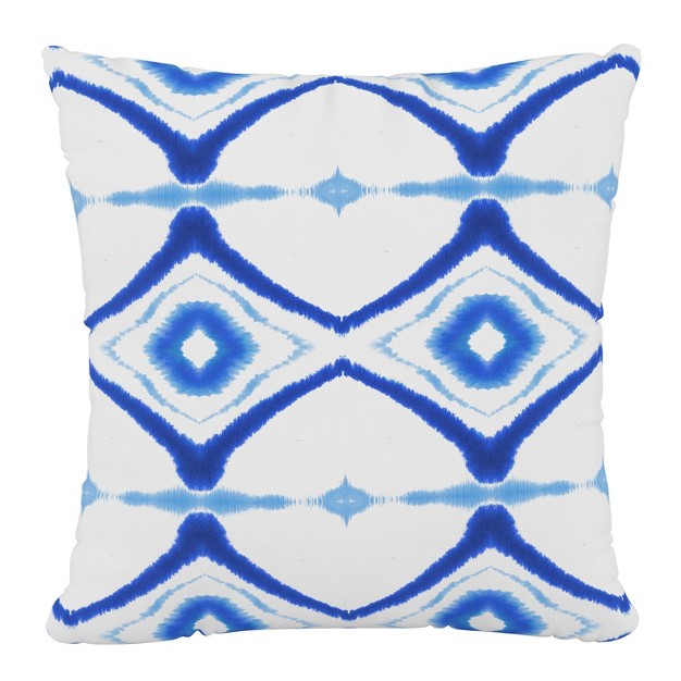 Skyline Furniture Square Outdoor Throw Pillow Alena Dye Blue