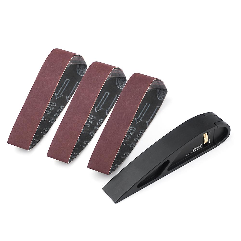 Portable Handheld Sandpaper Tool Adjustable Manual Polishing Tool Aluminum Household Polishing Sandpaper No.235889