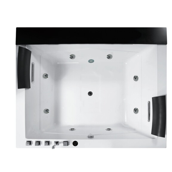 71 inch acrylic double massage bathtub white W1166...