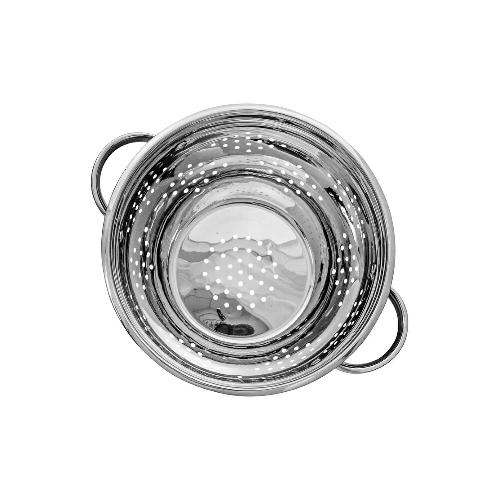 IH Casa Decor Stainless Steel Deep Colander With Handles 13\