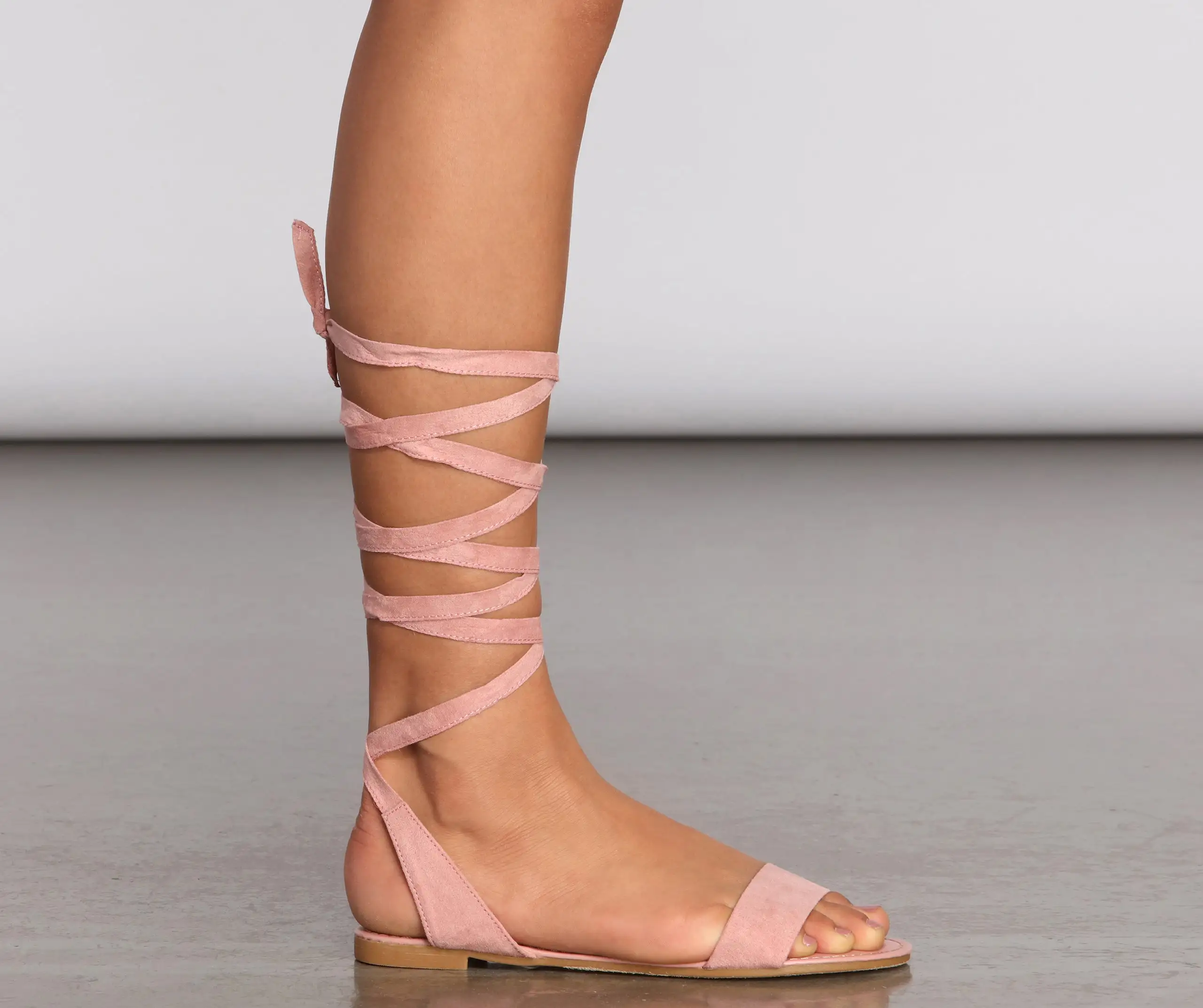 Simple Summer Lace Up Sandals