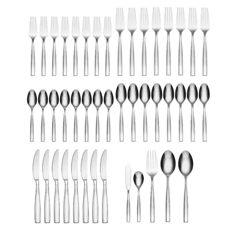 Food Network Iris 45-pc. Flatware Set