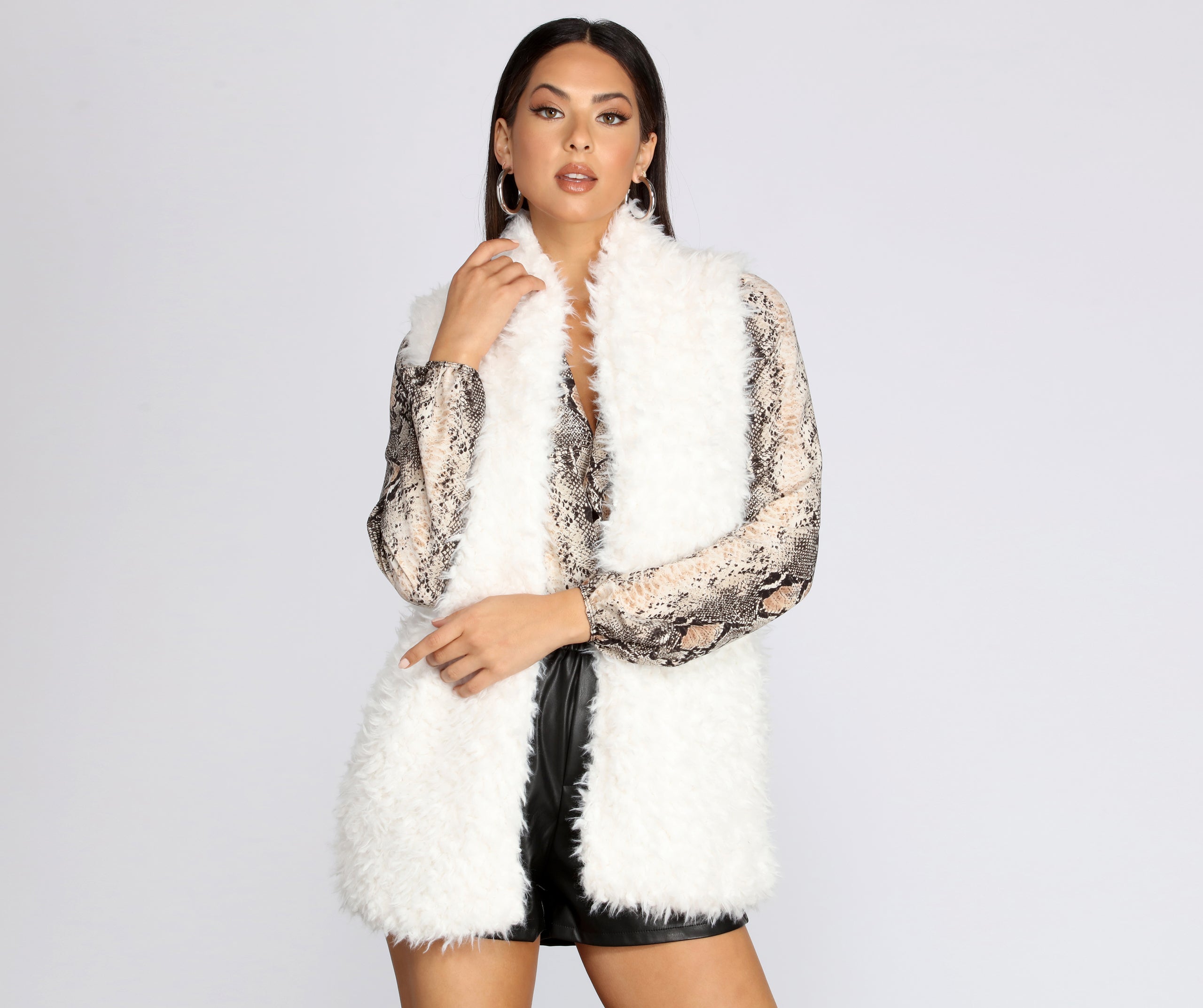 Feelin' Frisky Faux Fur Vest