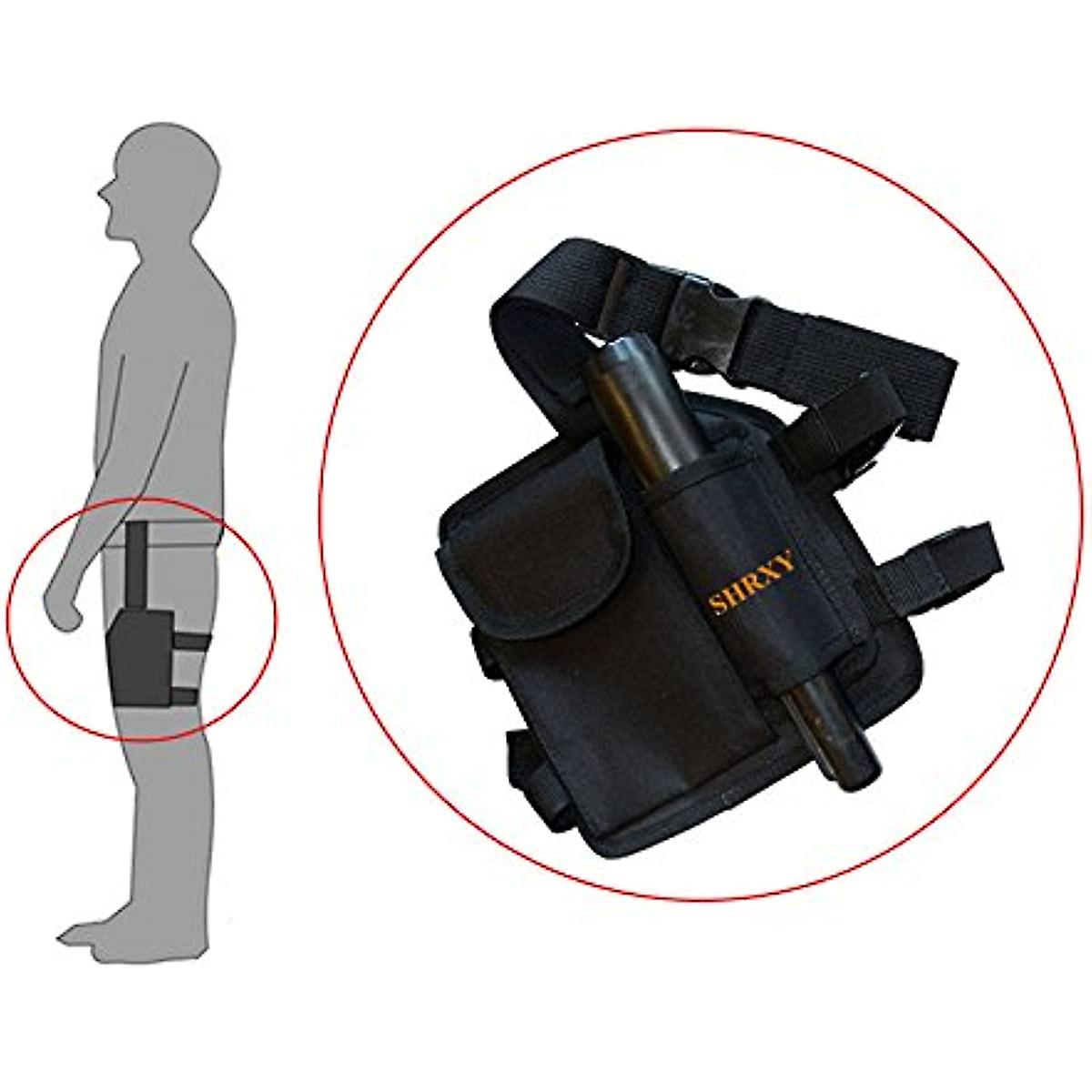 Drop Leg Pouch And Holster For Pinpointer Pin Pointers Metal Detector Propointer Profind