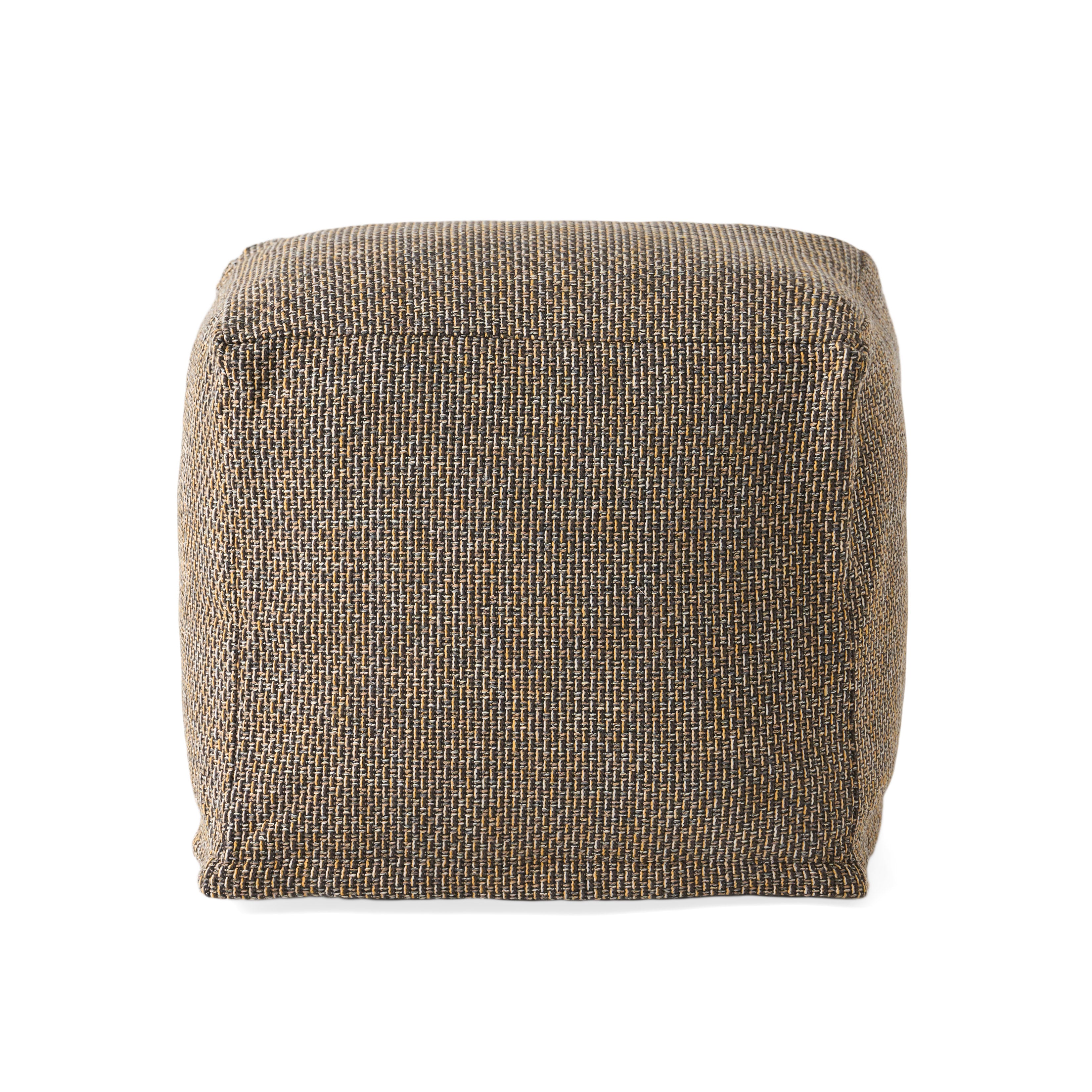 Larrick Contemporary Fabric Pouf