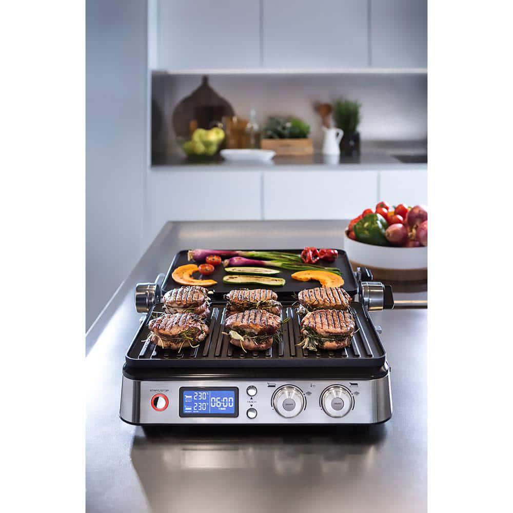 DeLonghi Livenza AllDay 130 sq in Stainless Steel NonStick Indoor Grill