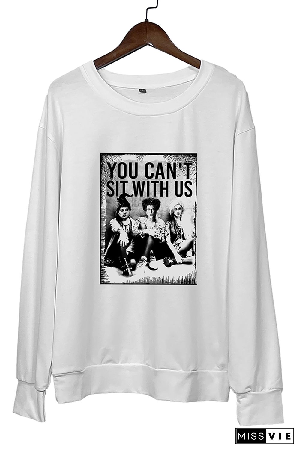 You Can't Sit With Us Halloween Crewneck Sweatshirt Wholesale