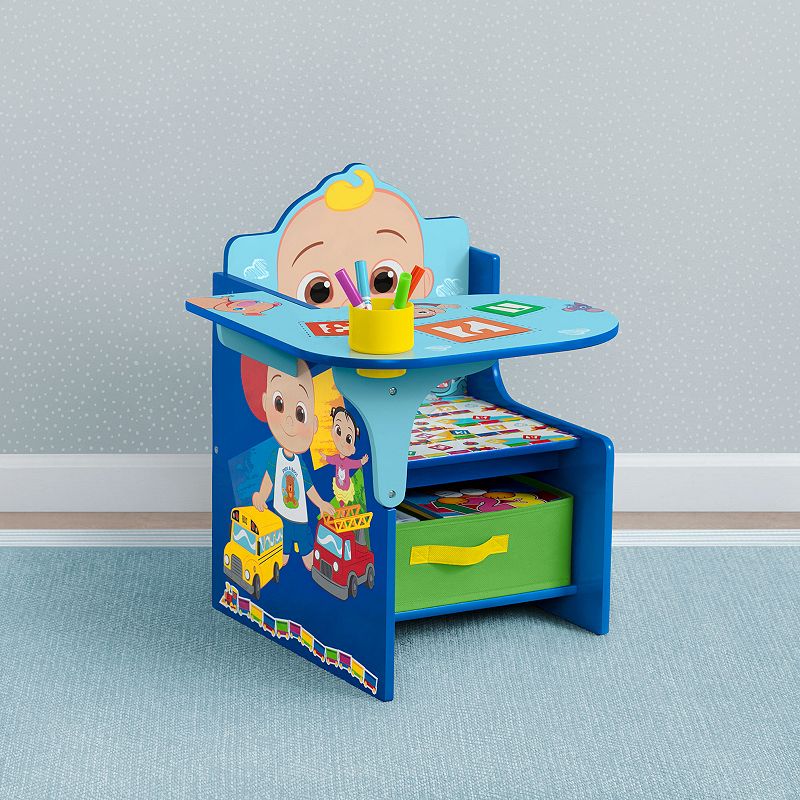 Delta Children CoCoMelon Desk with Storage Bin