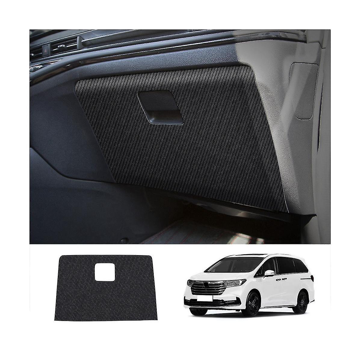 Car Carbon Fiber Leather Storage Glove Box Protector Pad Anti- Pad Anti-dirty Mat Cover For Odyssey