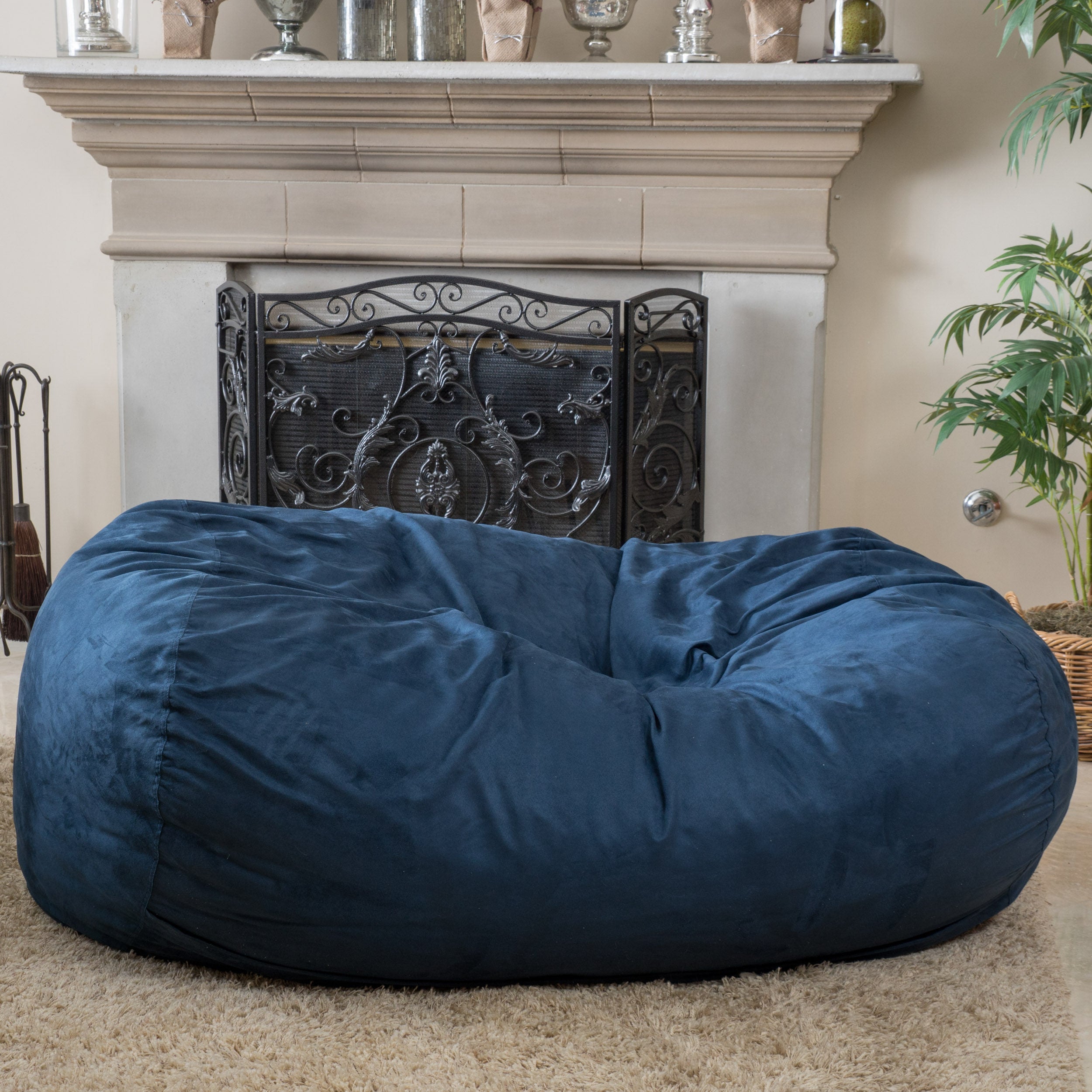 Brynnli Traditional 6.5 Foot Suede Bean Bag (Cover Only)