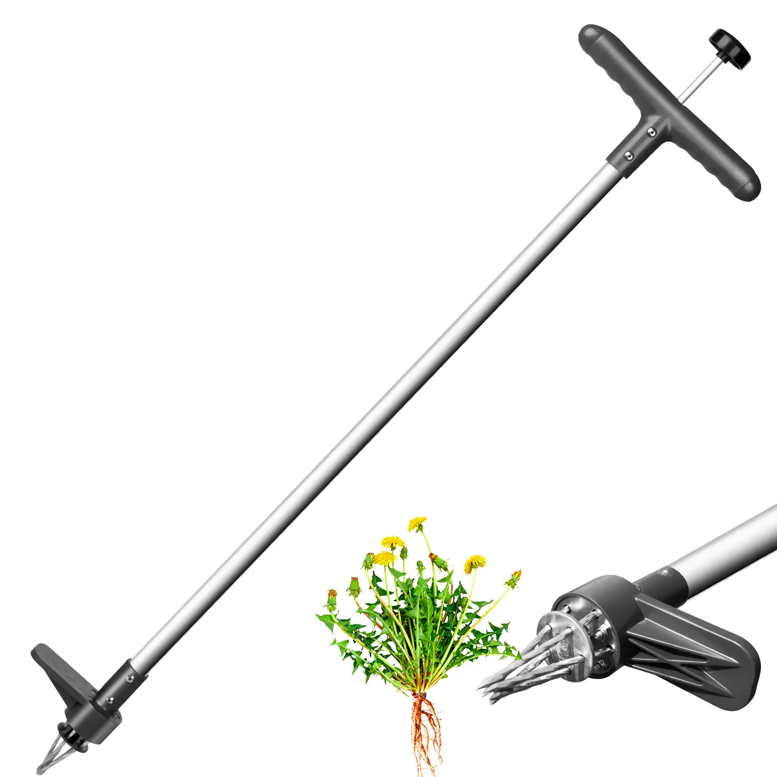 Efficient Long Handled Vinyl Weeding Pen The Original Stand Up Weed Puller Dandelion Tool Hand Weeder Gereedschap