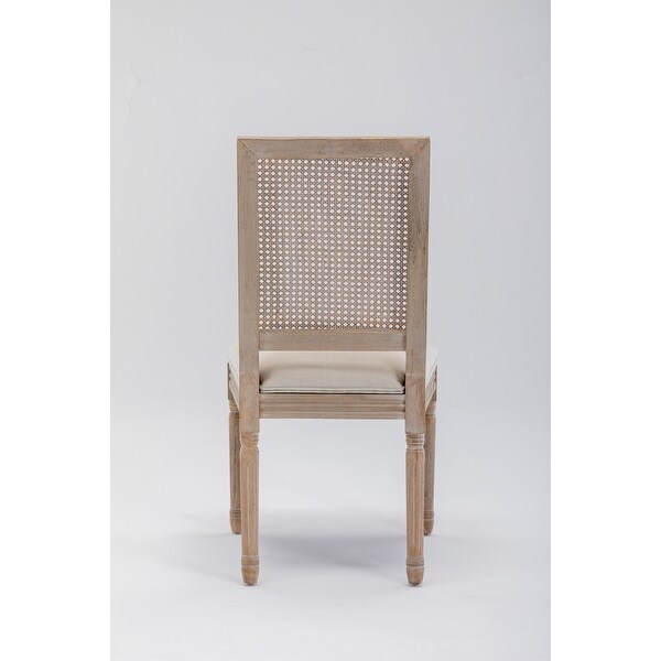 Dining Chair ，Seat of 2，Cream