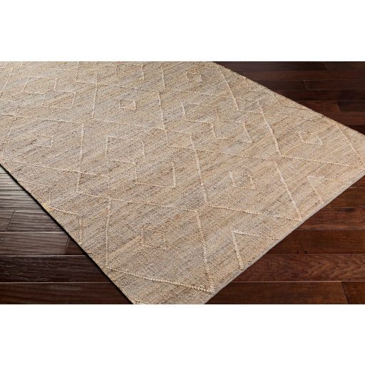 Cadence Traditional Jute Camel Rug