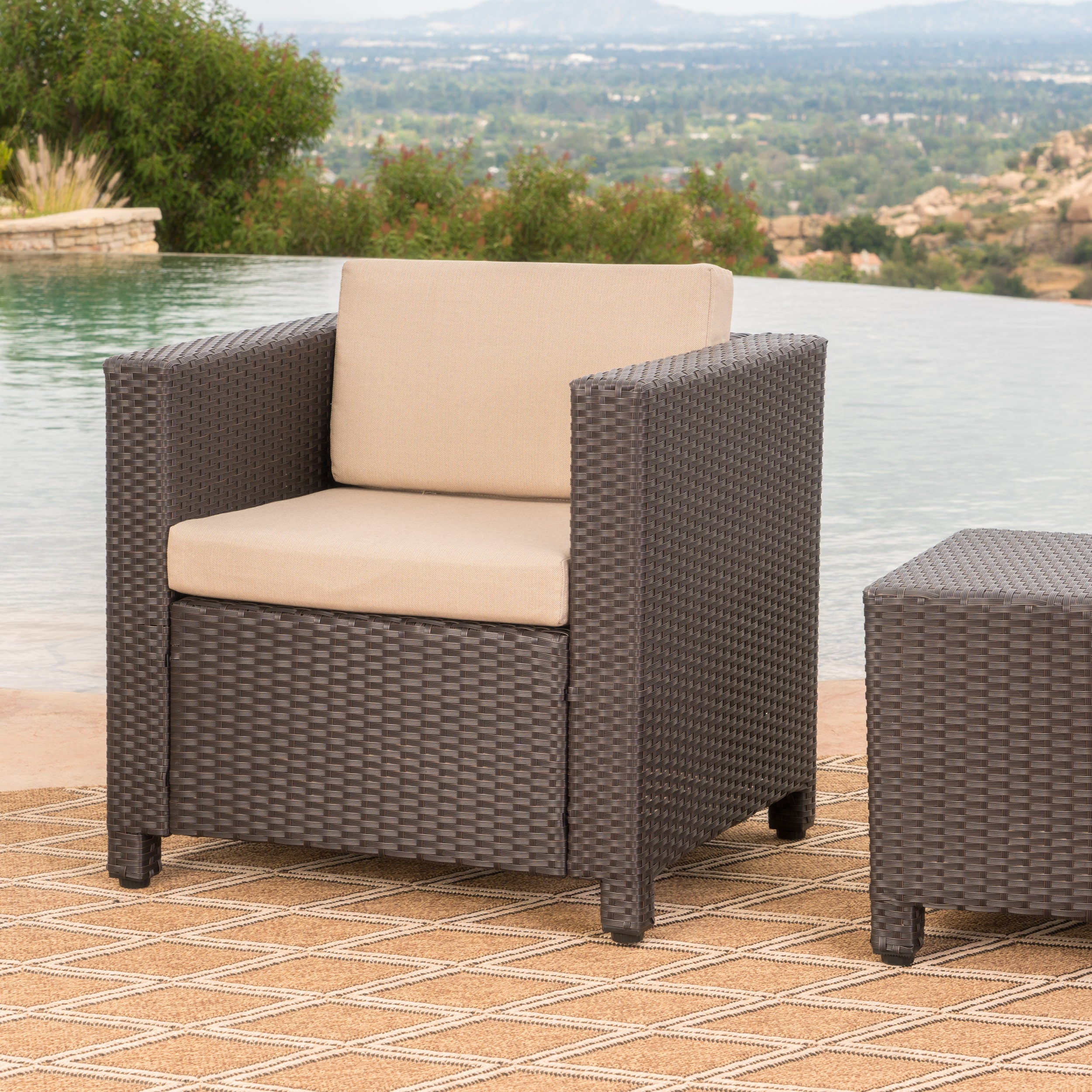 Venice Outdoor Wicker Club Chair