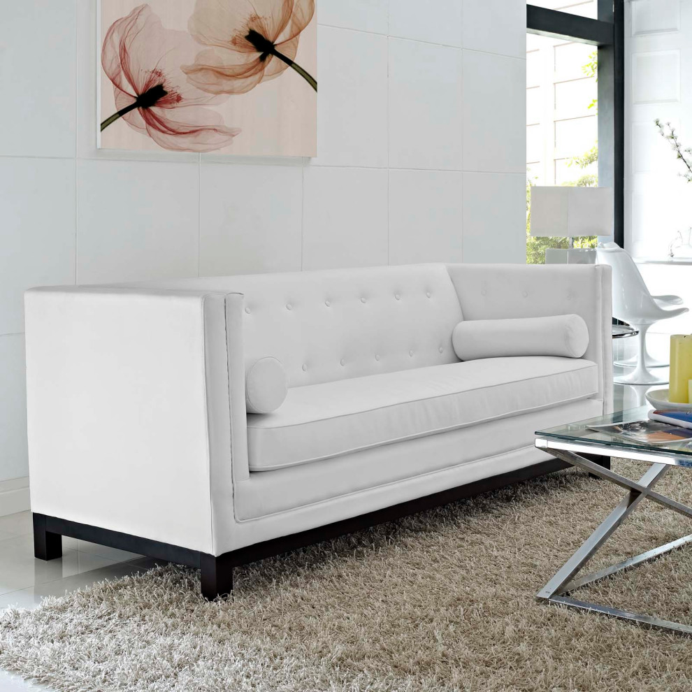 Imperial Bonded Leather Sofa   Transitional   Sofas   by Simple Relax  Houzz