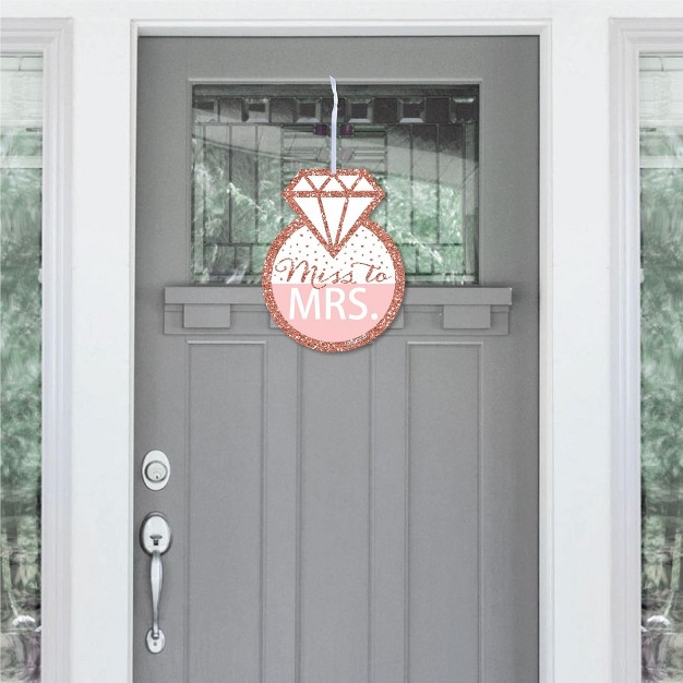 Big Dot Of Happiness Bride Squad Hanging Porch Rose Gold Bridal Shower Or Bachelorette Party Outdoor Decorations Front Door Decor 1 Piece Sign