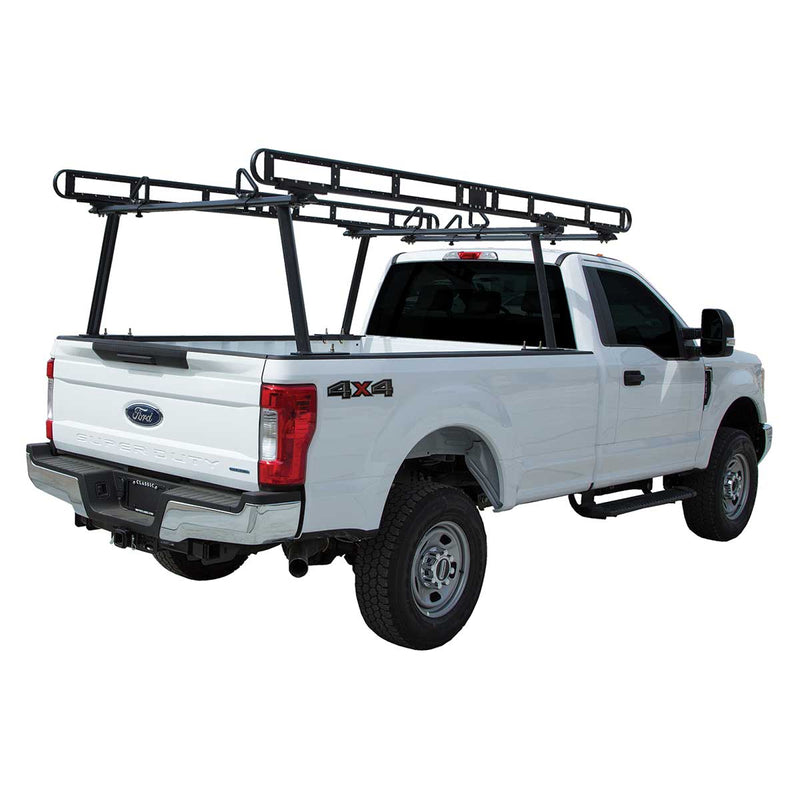 Buyers Products Black Powder-Coated Aluminum Truck Ladder Rack