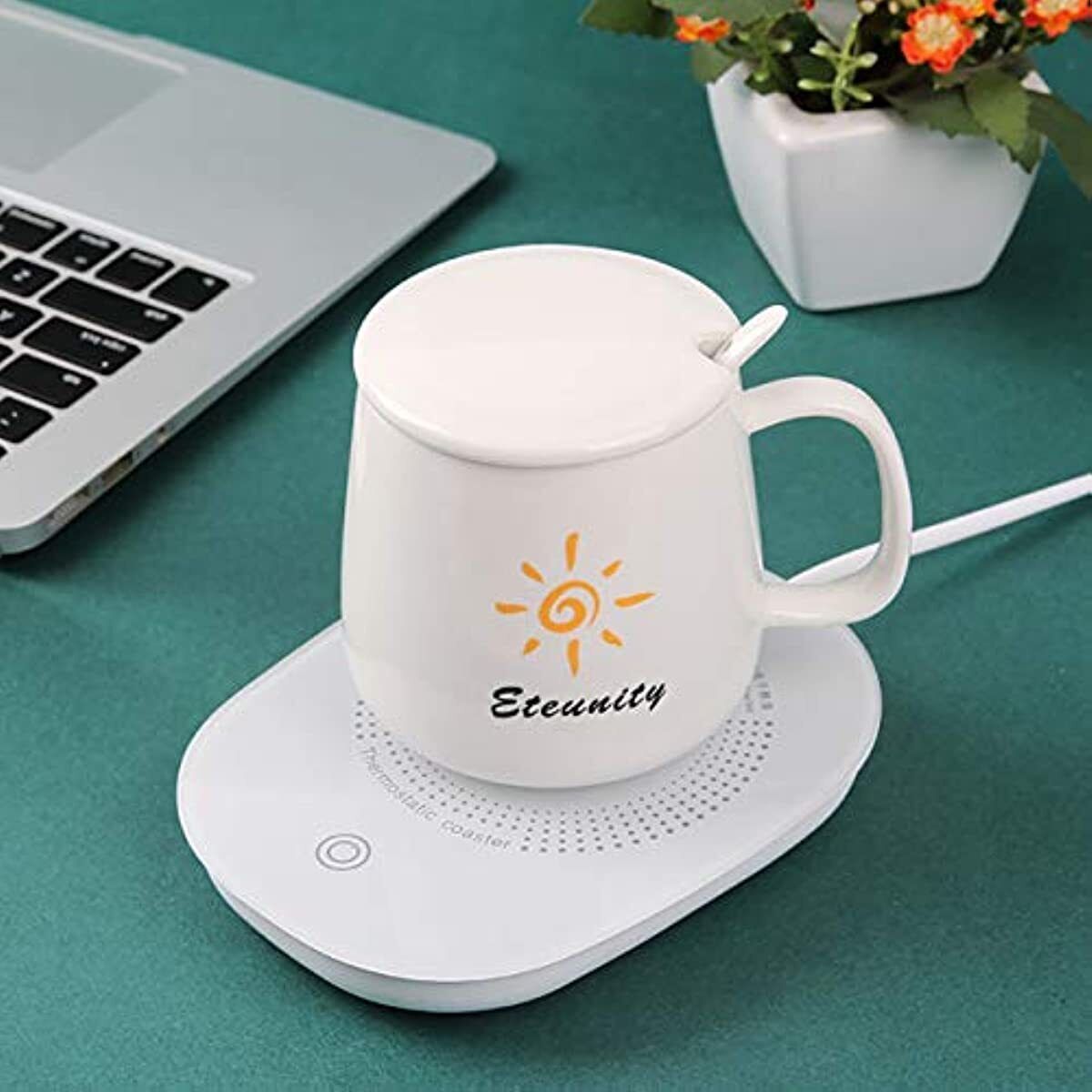 Smart Coffee Mug Warmer，  Auto on/off Gravity Induction Intelligent Gravity Sensing Heater Beverage Drink