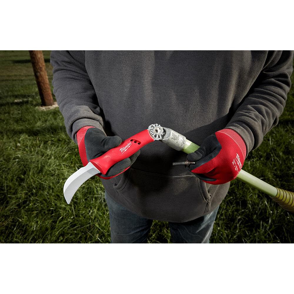 Milwaukee Lineman's Hawkbill Knife with STICKWORK 3-in-1 Ring 48-22-1924 from Milwaukee