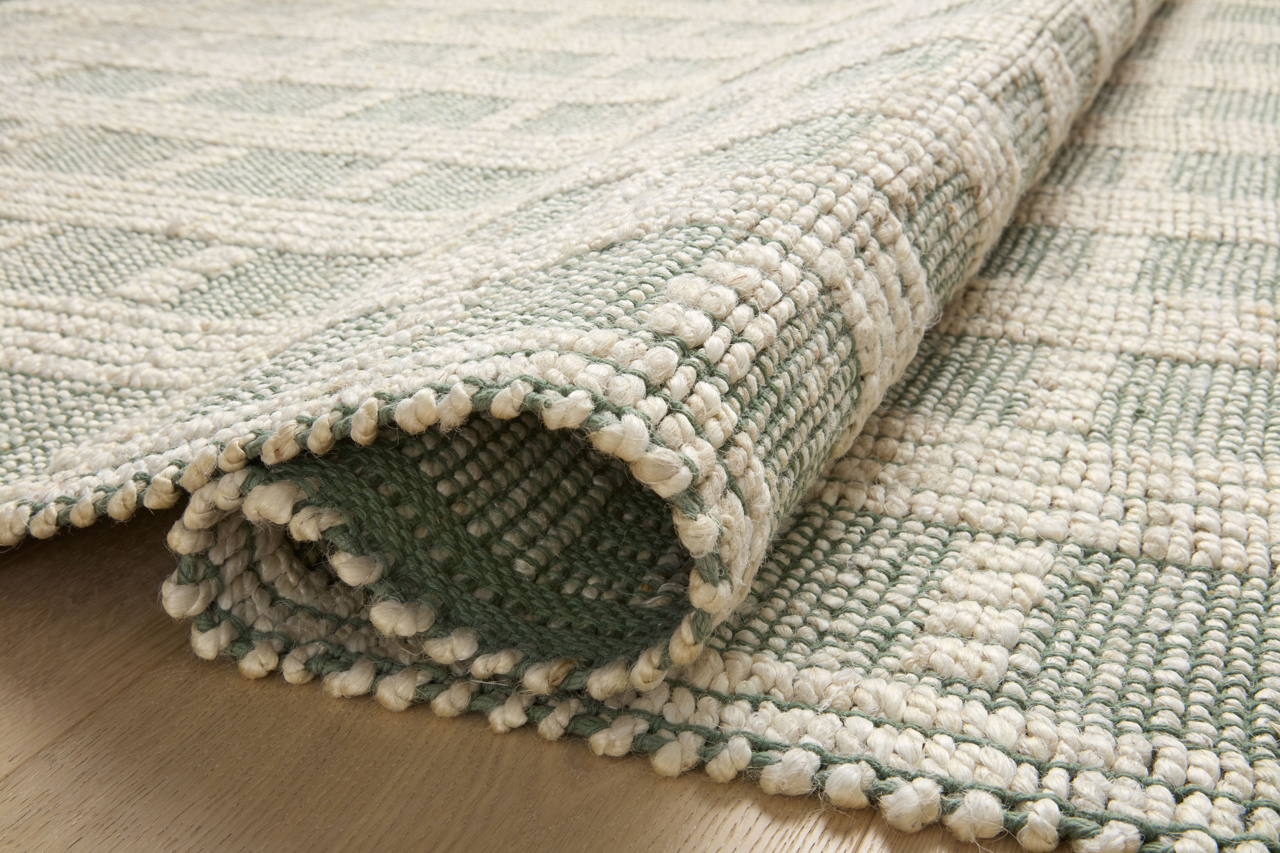 Colton Hand Woven Ivory/Sage Rug