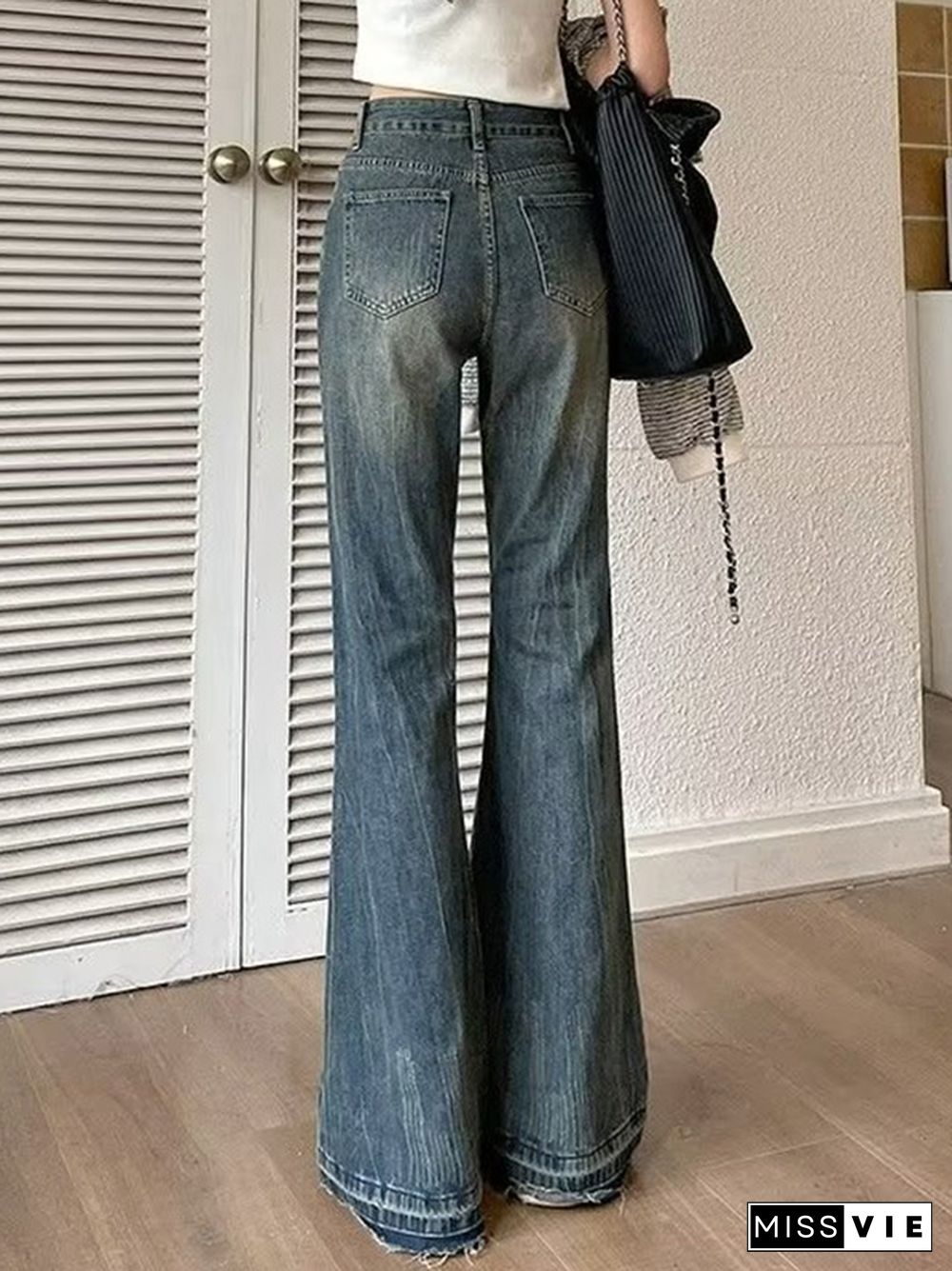 Vintage High Rise Flare Jeans