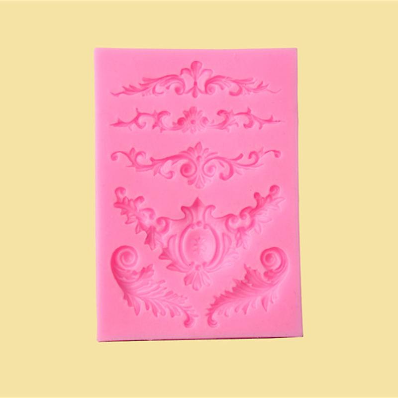 Flower Lace Cake Mold Silicone Molds Chocolate Molded Fondant Christmas Wedding Cake Home Decor Tools