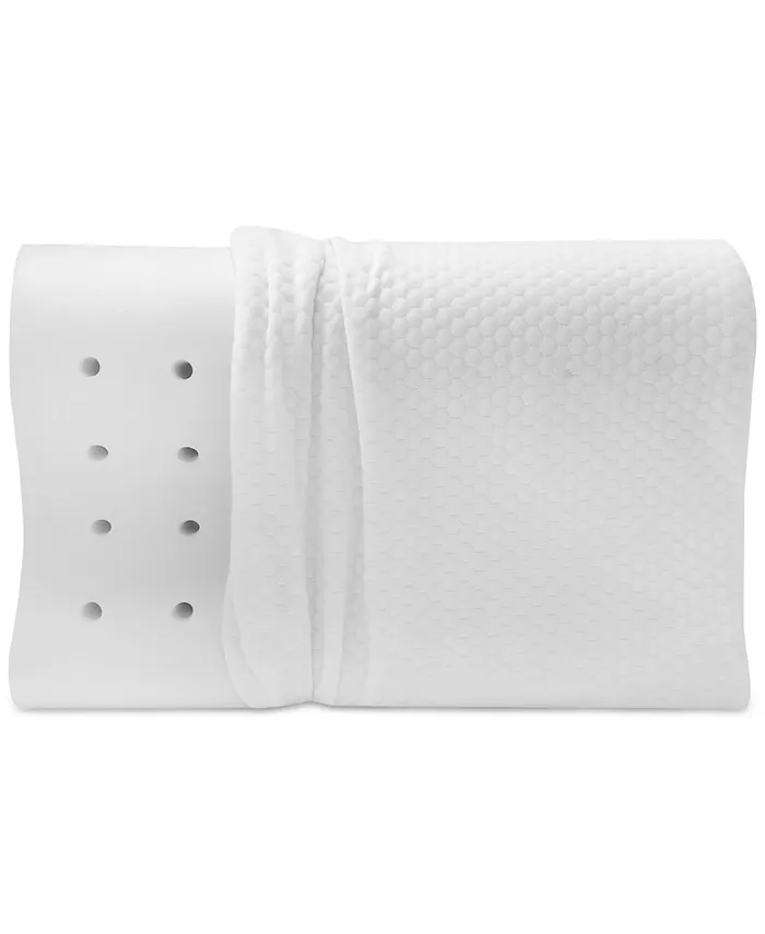 Therapedic Premier Clean Comfort Memory Foam Contour Pillow， Standard Queen