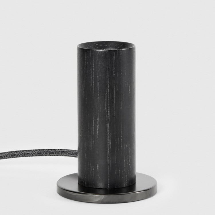 Knuckle Table Lamp Blackened Oak