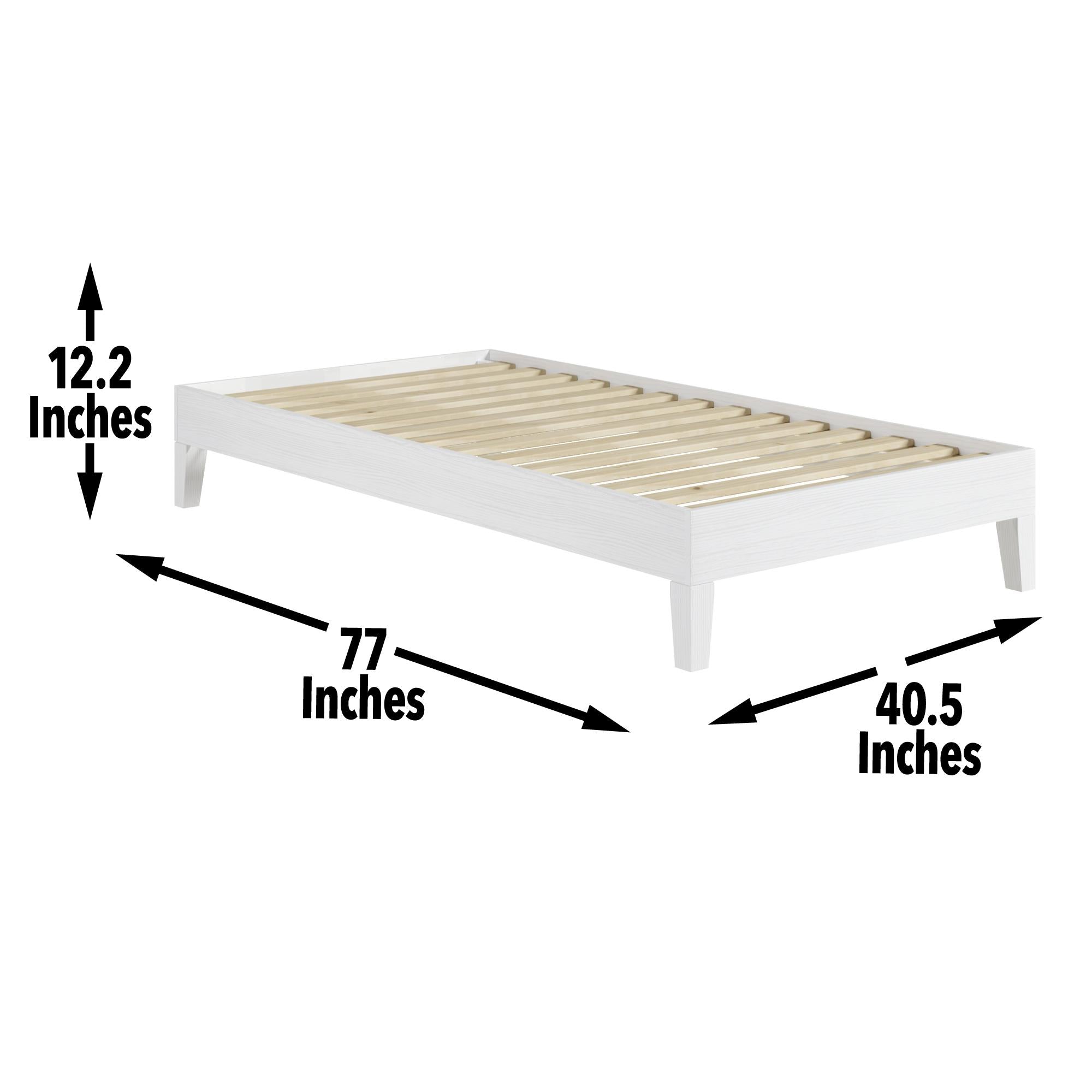 Steve Silver Furniture Nix Twin Platform Bed NIX900TPBW