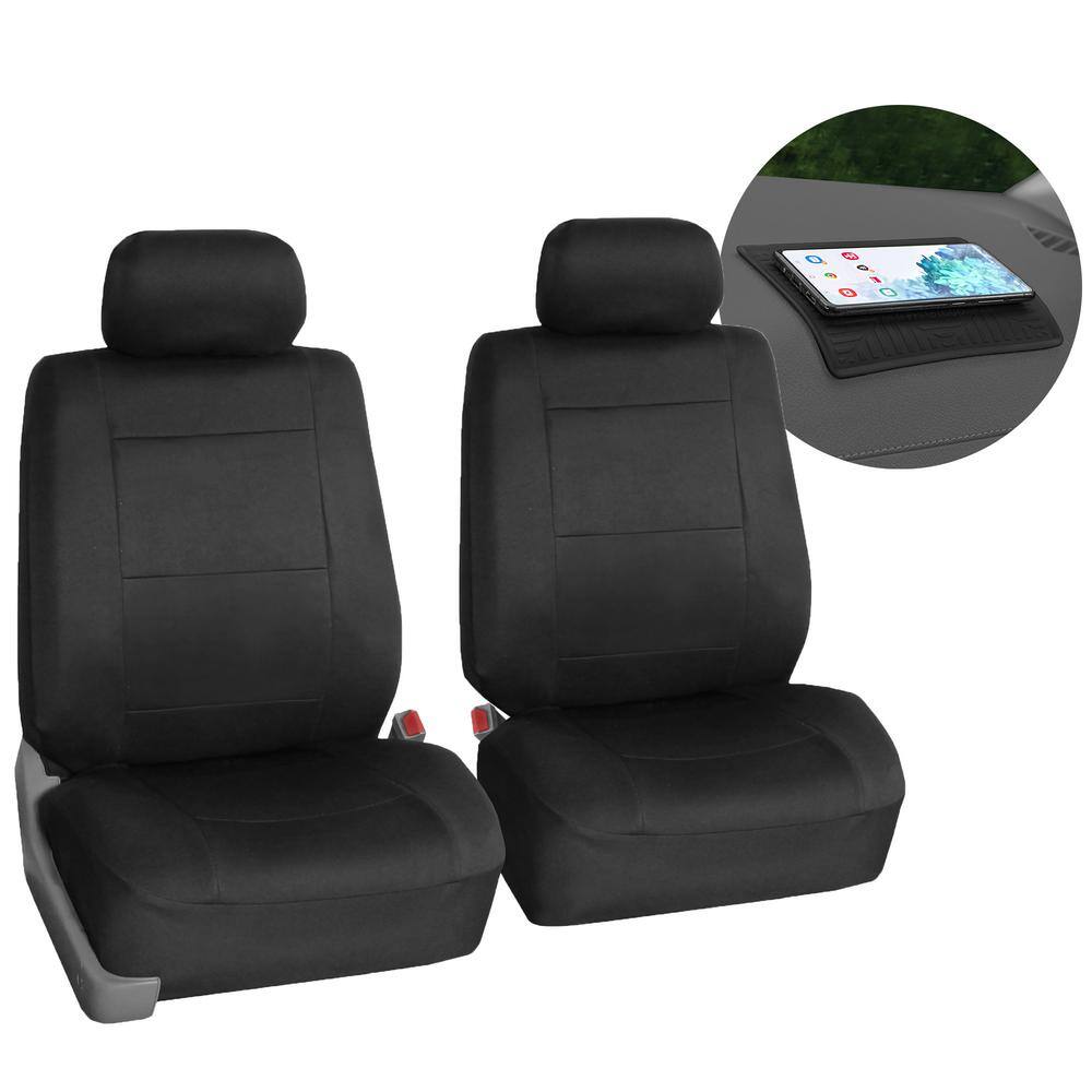 FH Group Neoprene 47 in. x 23 in. x 1 in. Front Set Seat Covers DMFB083102BLACK