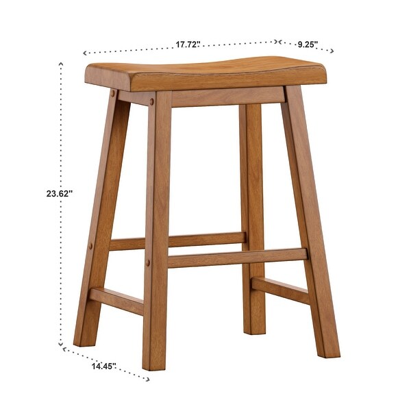 Ashby Bar Stool， Warm Cherry， Set of 2