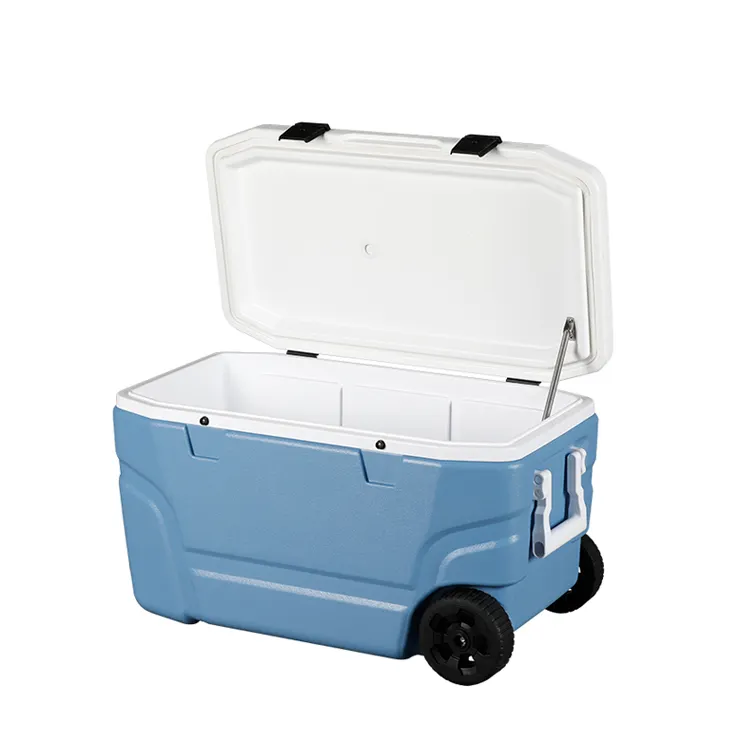 OEM Promotional Portable Travel Cooler Ice Box Plastic Picnic Camping Hiking Cooler Box