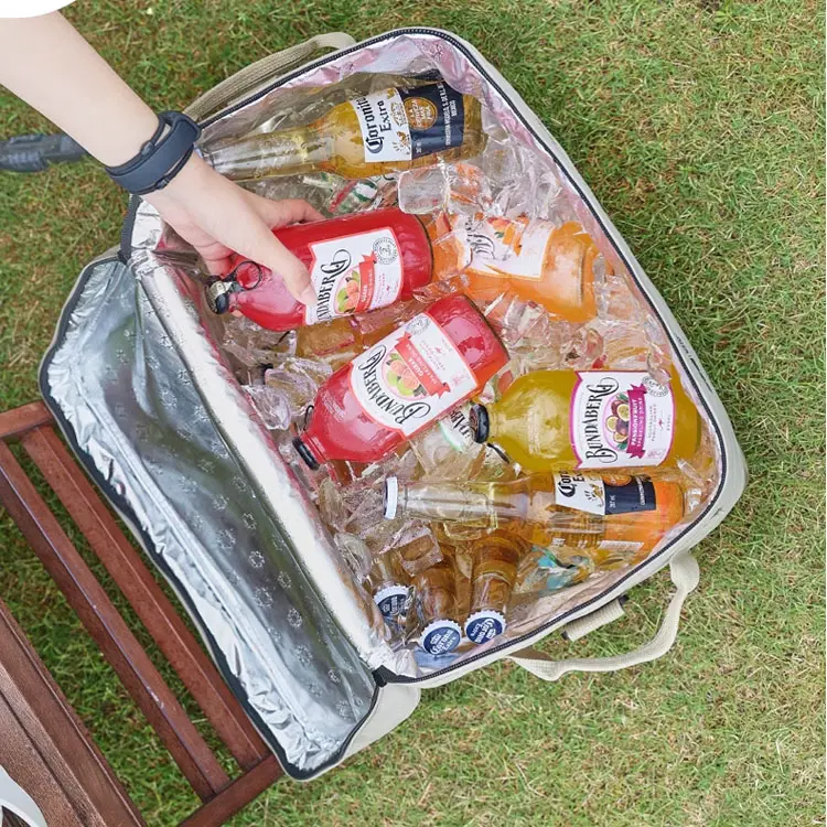 GARIDA Lightweighted Portable 30L Oxford Cloth Waterproof Beer Insulated Camping Insulted Cooler Bag GCI 018