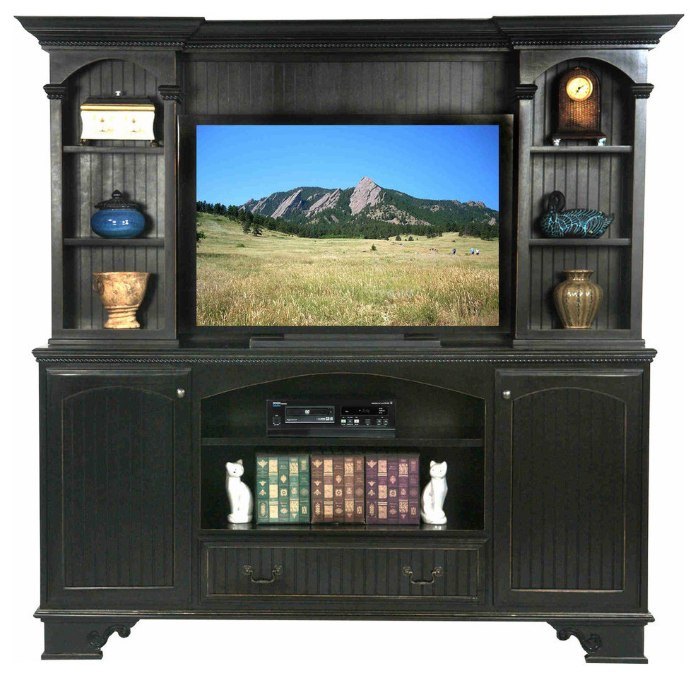 Eagle Furniture American Premiere 80 quotEntertainment Console   French Country   Entertainment Centers And Tv Stands   by Eagle Furniture  Houzz