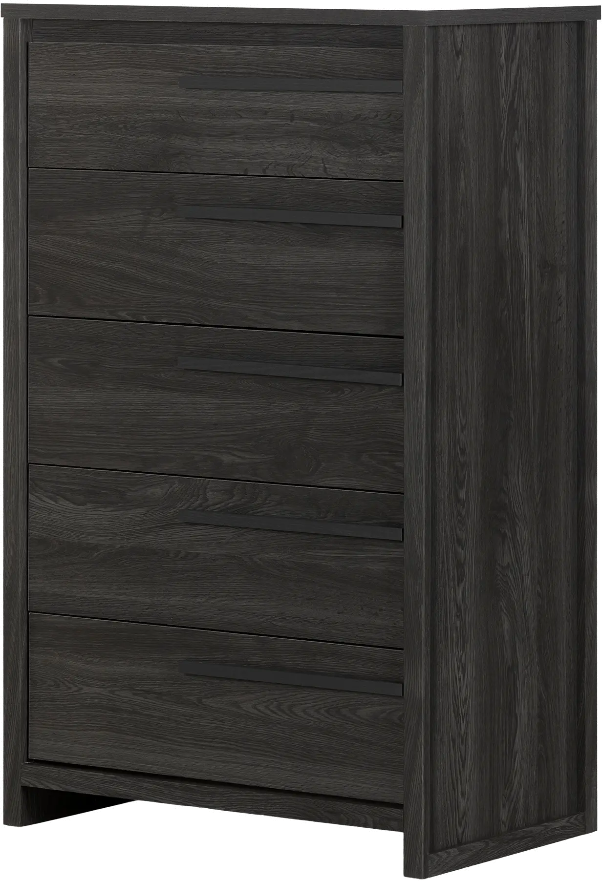 Lensky Modern Gray Oak Chest of Drawers - South Shore