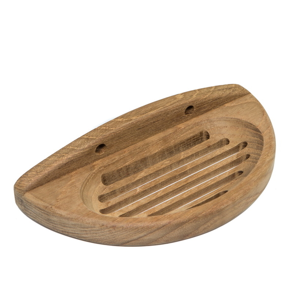 Whitecap Teak Oval Soap Dish   62315