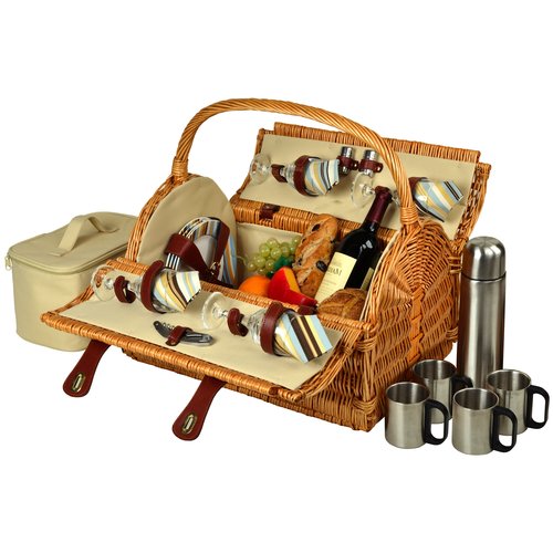 Picnic at Ascot Yorkshire Picnic Basket for 4