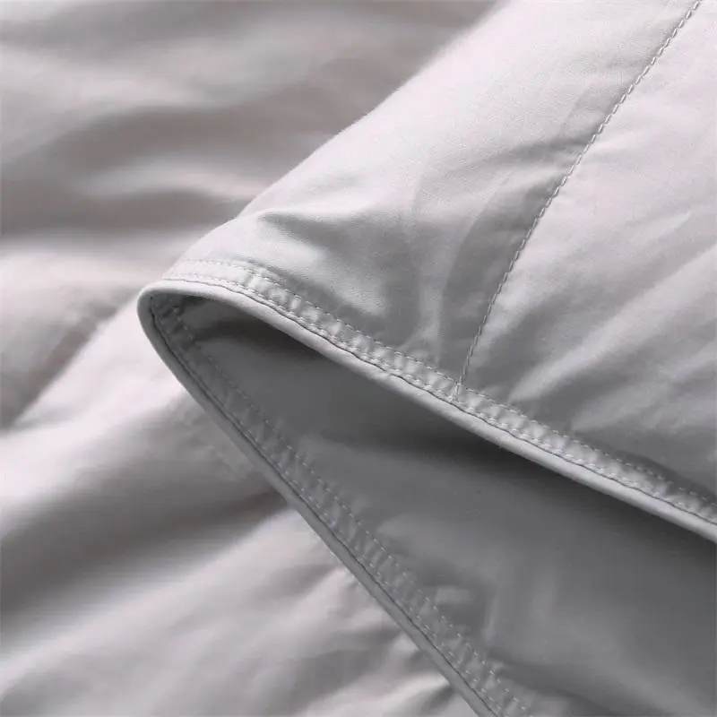 Bahiya Square Quilted Cotton Goose Down Filling Comforter