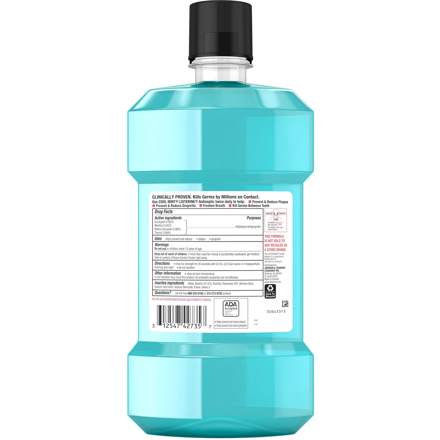 TOTAL CARE Anticavity Mouthwash by Johnson and Johnson Consumer Inc. JOJ42735