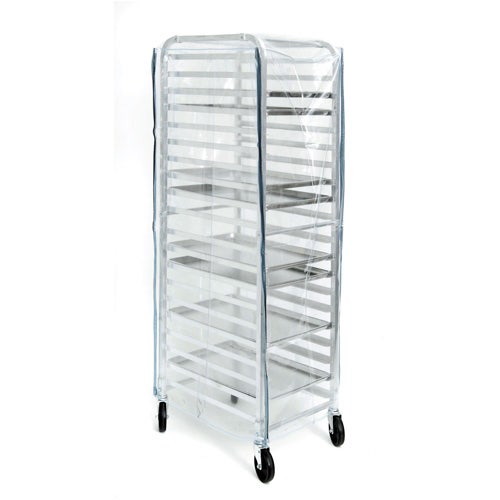 Central Exclusive Clear Vinyl Pan Rack Cover - 28 1/2