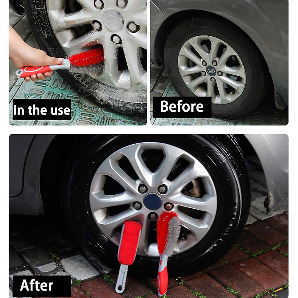 Wheel Brush Super Soft Non Scratch Rim Brush Effective Cleaning Of Alloy And Steel Rims