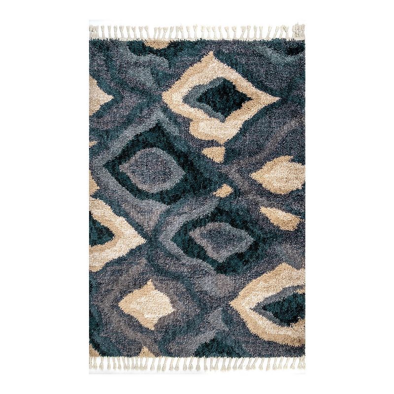 nuLOOM Zaniyah Abstract Shaggy Tassel Area Rug